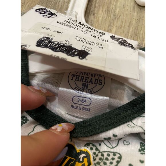 North Dakota State University Baby One Pieces 3 Bundle New 3-6 months - Picture 3 of 6